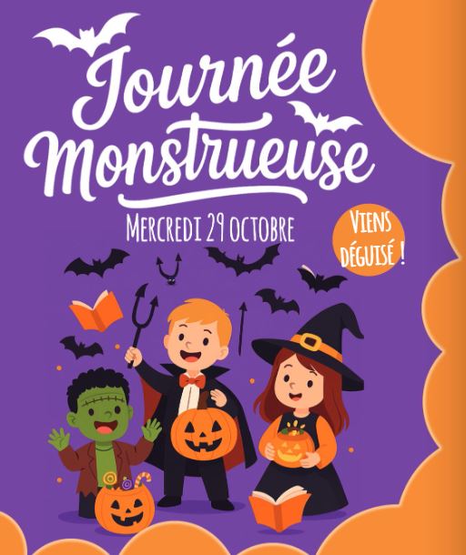 JOURNÉE MONSTRUEUSE À LA MÉDIATHÈQUE