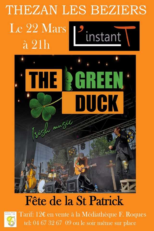 FÊTE DE LA ST PATRICK AVEC THE GREEN DUCK