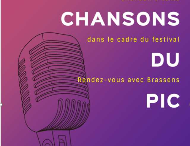 FESTIVAL J'AI RENDEZ-VOUS AVEC VOUS - « CHANSONS DU PIC », CONCOURS AUTEURS-COMPOSITEURS-INTERPRÈTES