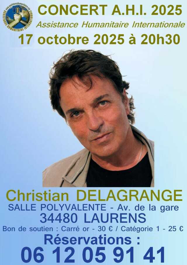 CHRISTIAN DELAGRANGE EN CONCERT