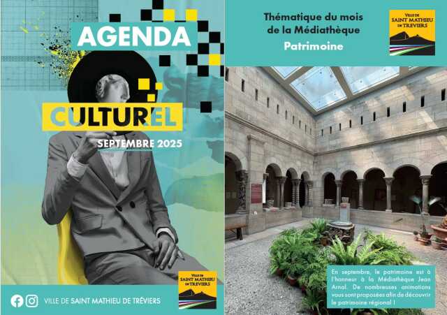 MÉDIATHÈQUE DE ST-MATHIEU-DE-TREVIERS - ANIMATIONS SEPTEMBRE 2025