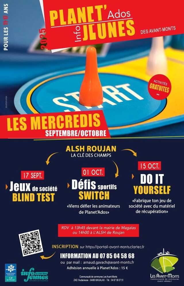 PLANET'ADOS - LES MERCREDIS- DÉFIS SPORTIF - SWITCH