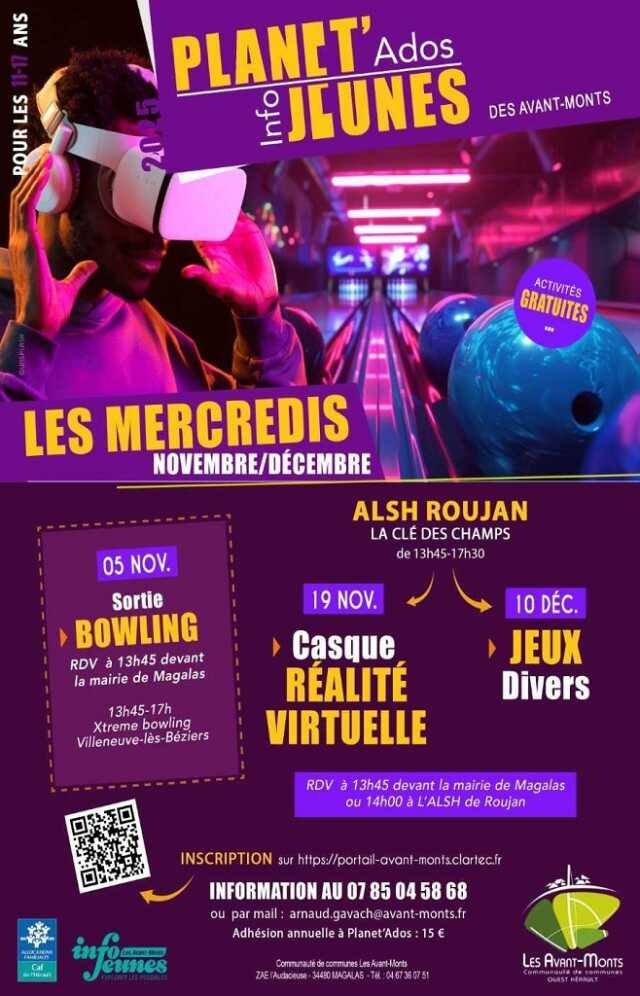 PLANET'ADOS INFO JEUNES - LES MERCREDIS