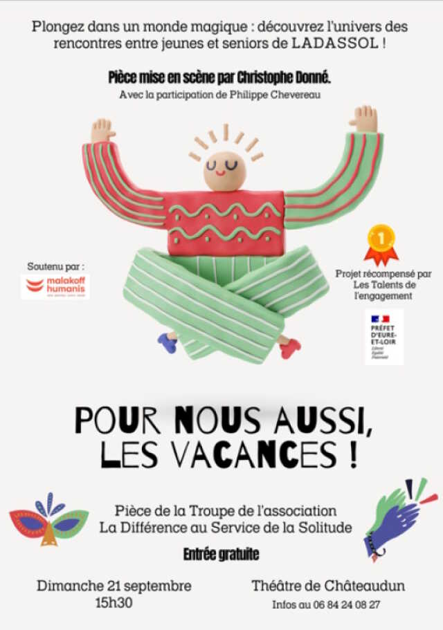 Théâtre - Pour nous aussi, les vacances !