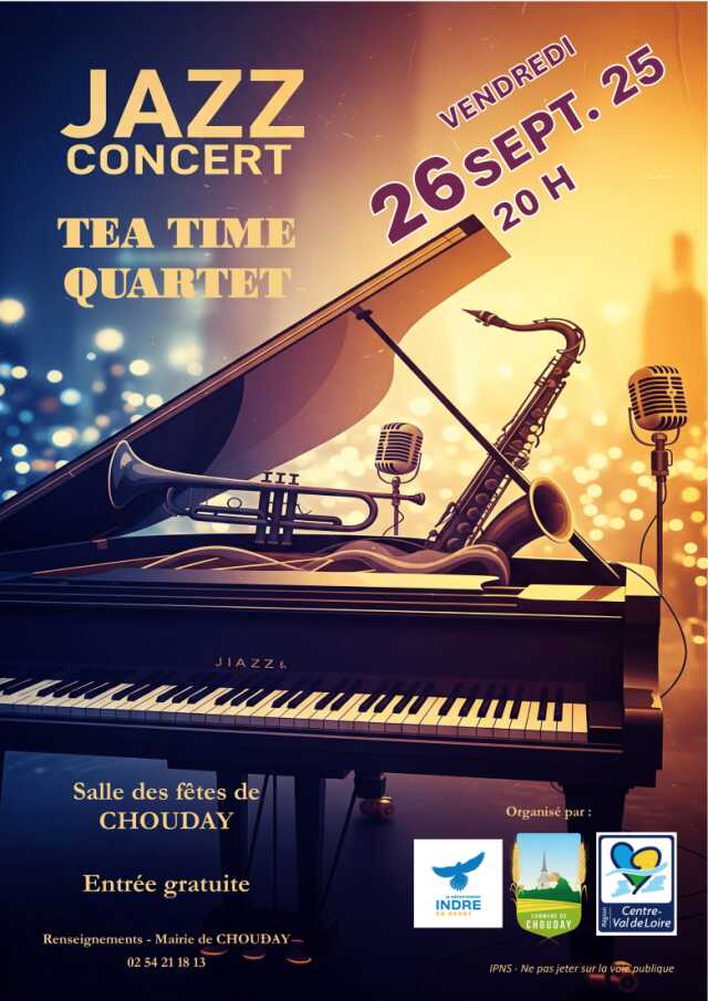 Concert Jazz avec le Tea Time Quartet