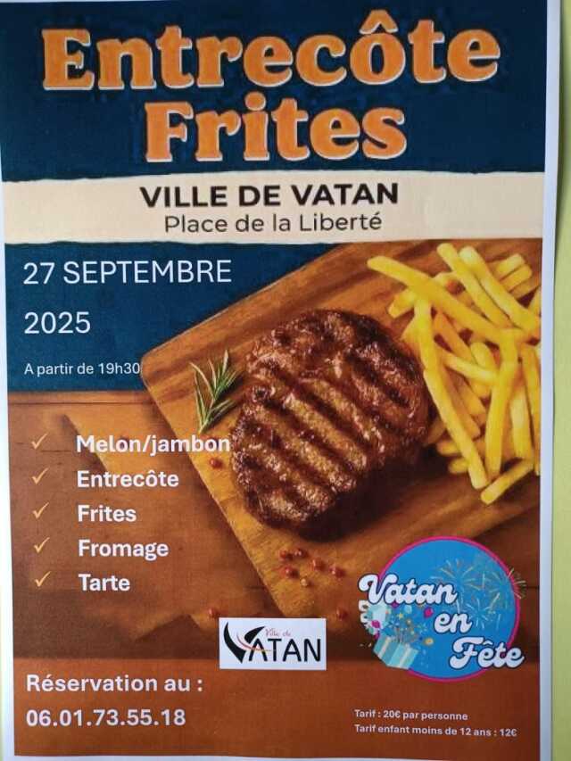 Soirée Entrecôte frites