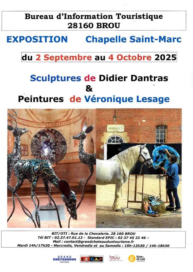 Exposition - Peintures de Véronique Lesage et sculptures de Didier Dantras