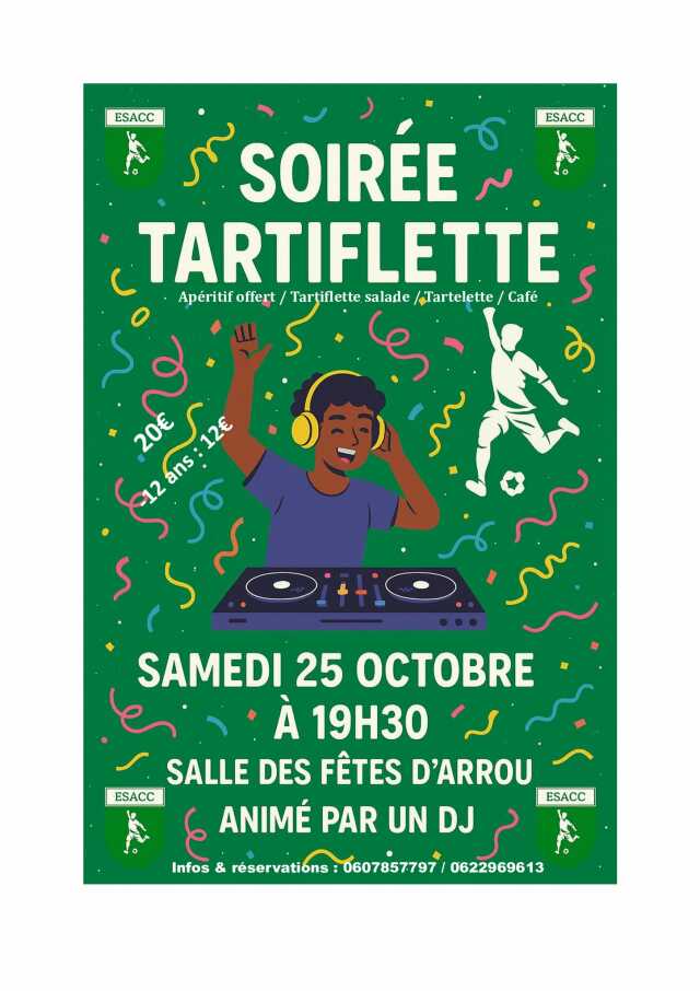 Soirée tartiflette de l'ESACC