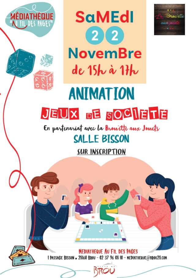 Animation jeux de société