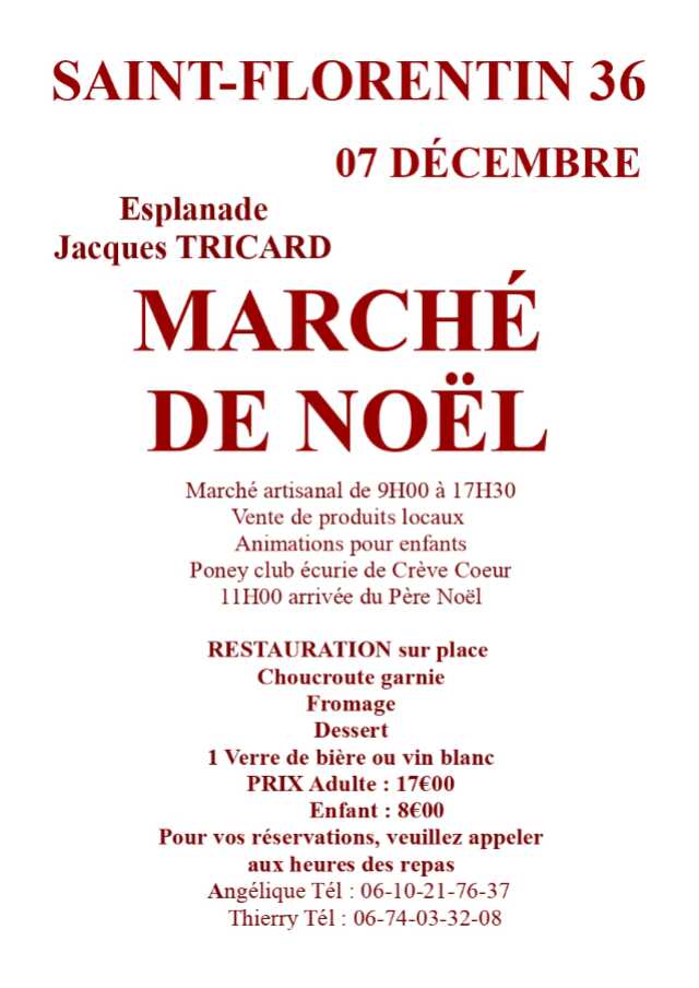 Marché de Noël de Saint-Florentin