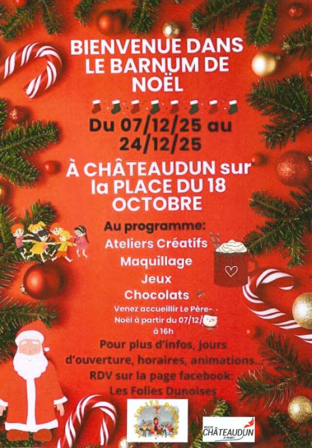 Animations de Noël des Folies Dunoises