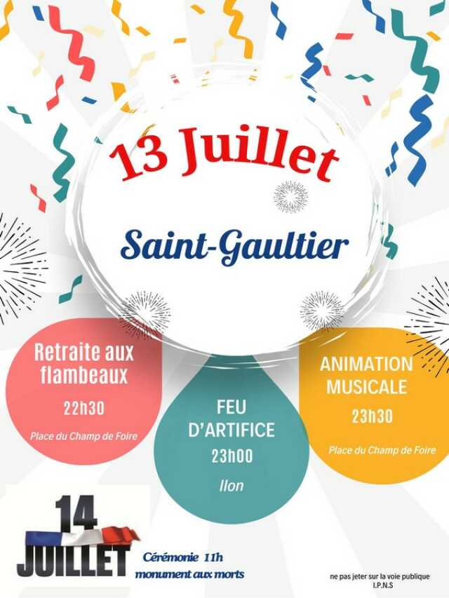 Fête du 13 juillet à Saint-Gaultier