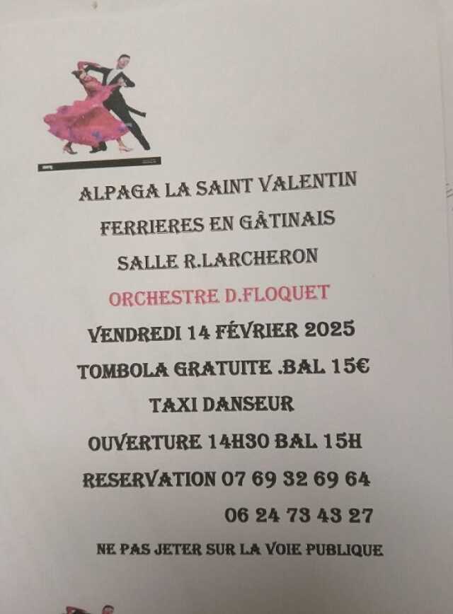 Thé dansant spéciale Saint Valentin