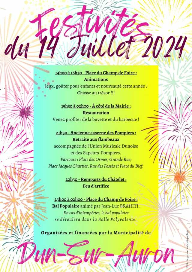 Féstivités du 14 Juillet