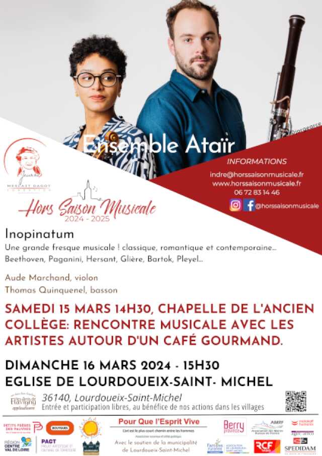 Hors saison musicale : Concert de l'ensemble Altaïr