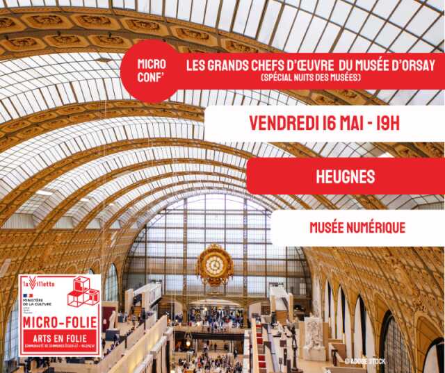 Micro-Folie : les grands chefs d'oeuvres du Musée d'Orsay