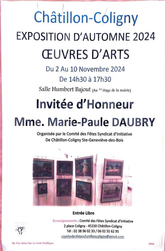 Exposition d'Oeuvres d'arts