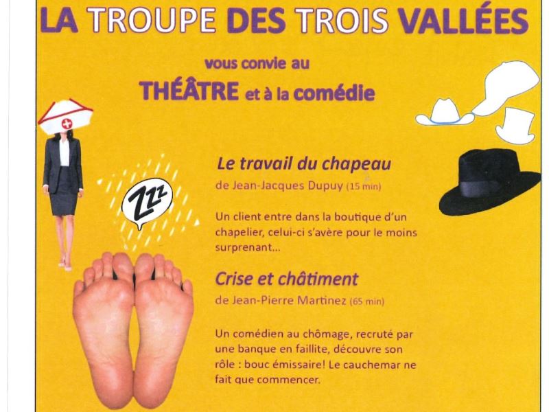 Théâtre par la Troupe des Trois Vallées