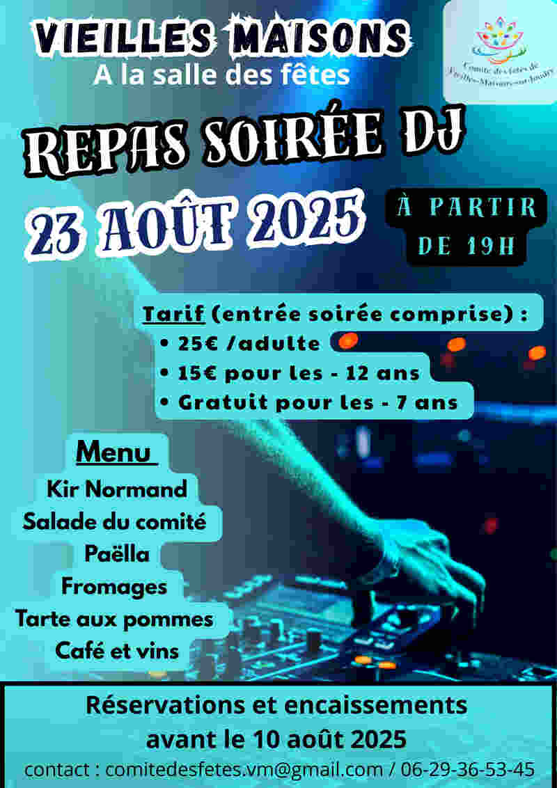 Repas soirée DJ