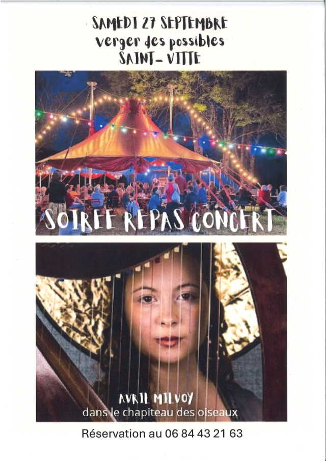 Soirée repas concert
