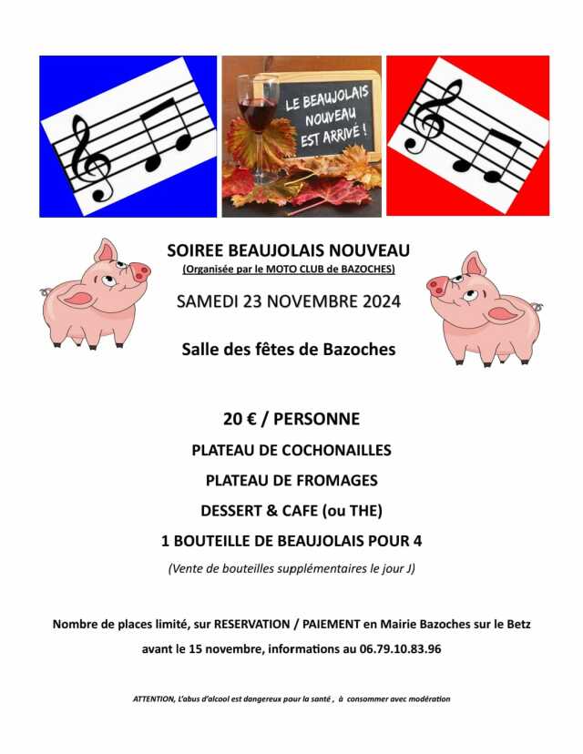 Soirée Beaujolais Nouveau