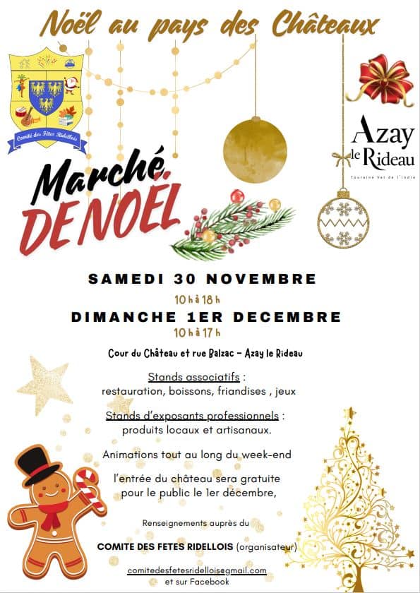 Marché de Noël d'Azay-Le-Rideau