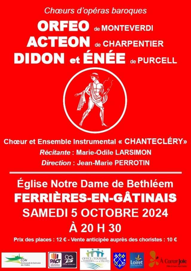 Concert du Chœur Chantecléry “Chœurs d'opéras Baroques”