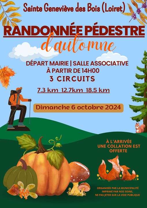 Randonnée pédestre d'Automne