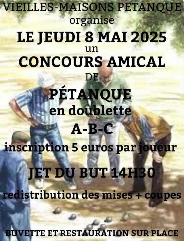 Concours de pétanque en doublette ABC