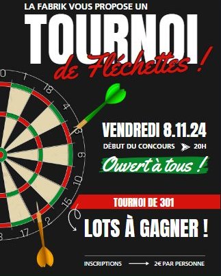 Tournoi de fléchettes