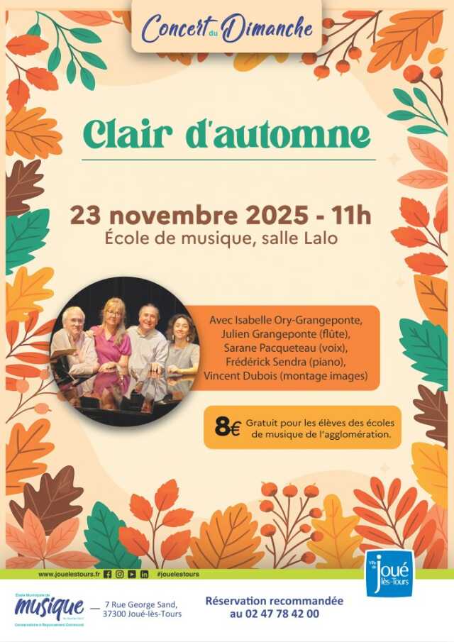 Concert du Dimanche : Clair d'automne