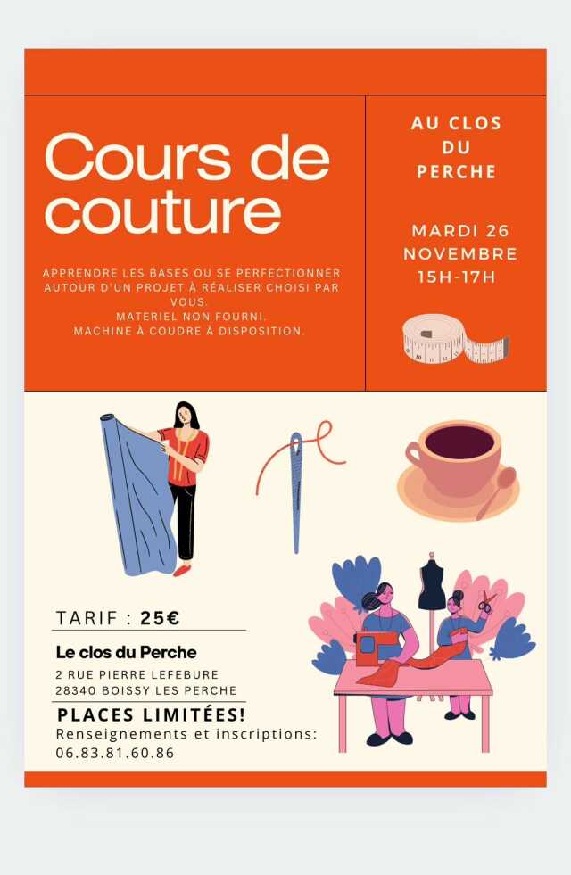 Cours de couture