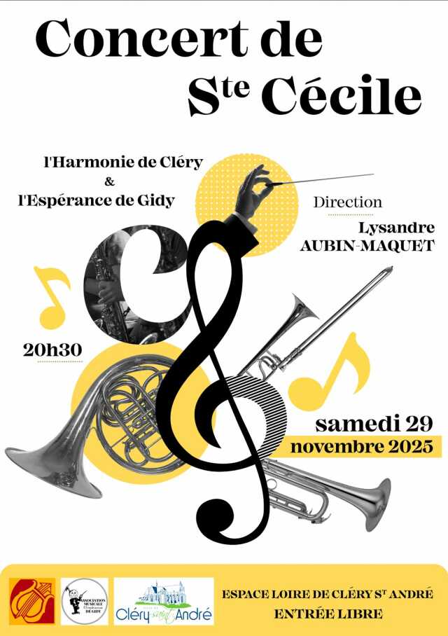 Concert de la Sainte Cécile avec l'Harmonie de Cléry