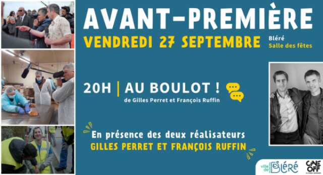 Avant-première du film AU BOULOT ! de Gilles Perrete et François Ruffin