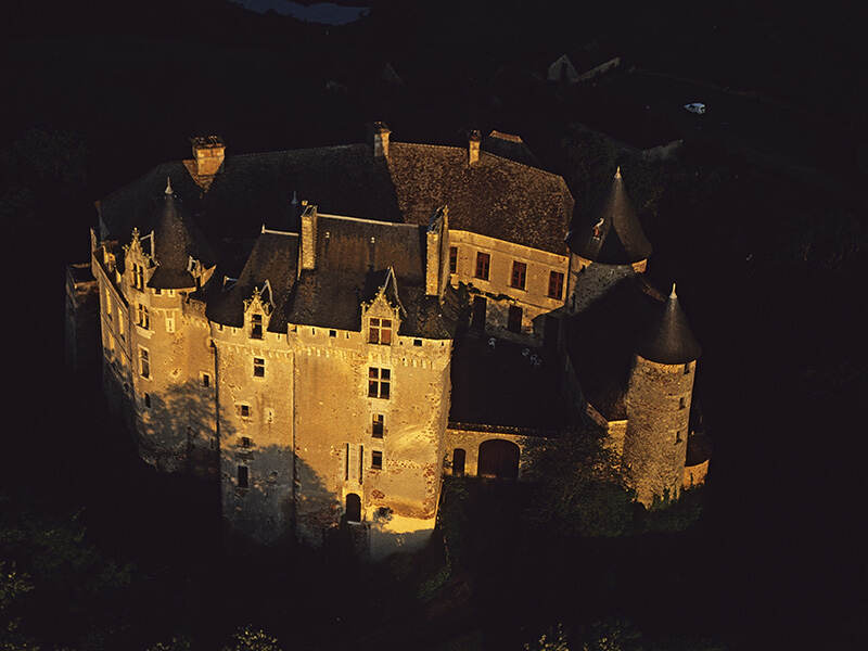Visite nocturne au château