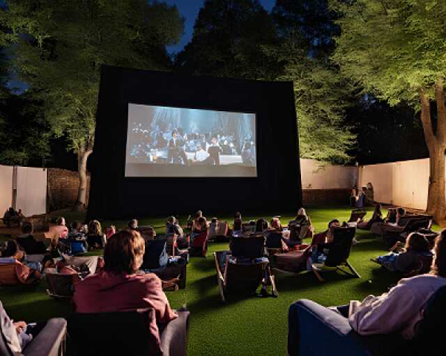 Cinéma en plein air au Parc des Mini-Châteaux