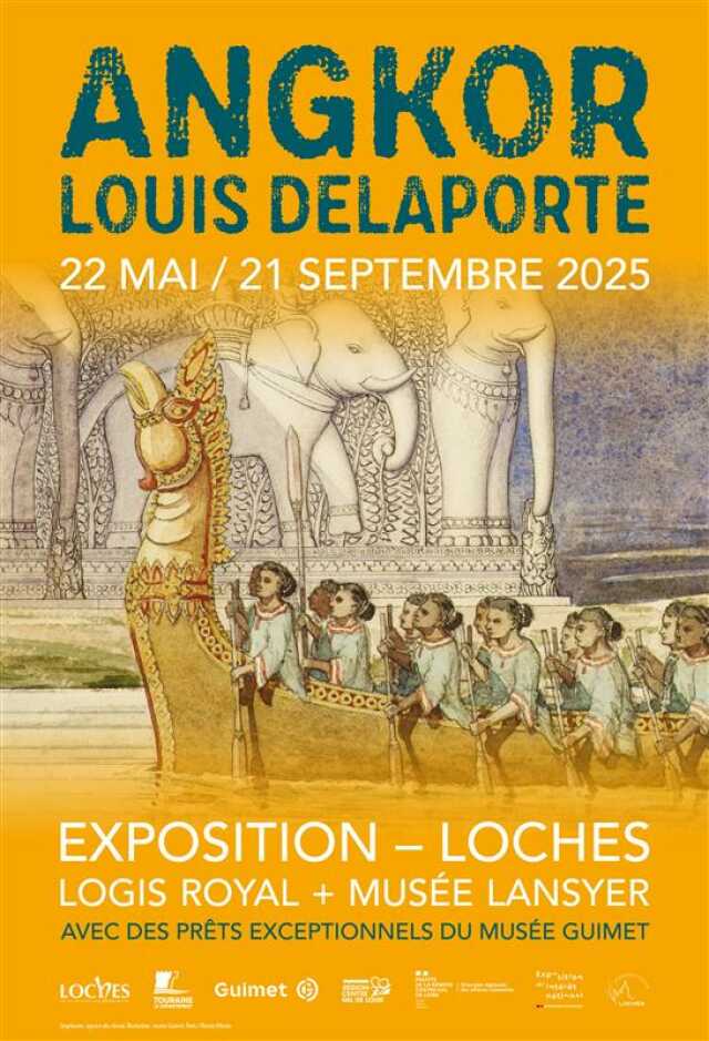 Visite guidée de l'exposition « De Loches à Angkor : Louis Delaporte, l'aventure d'une vie »