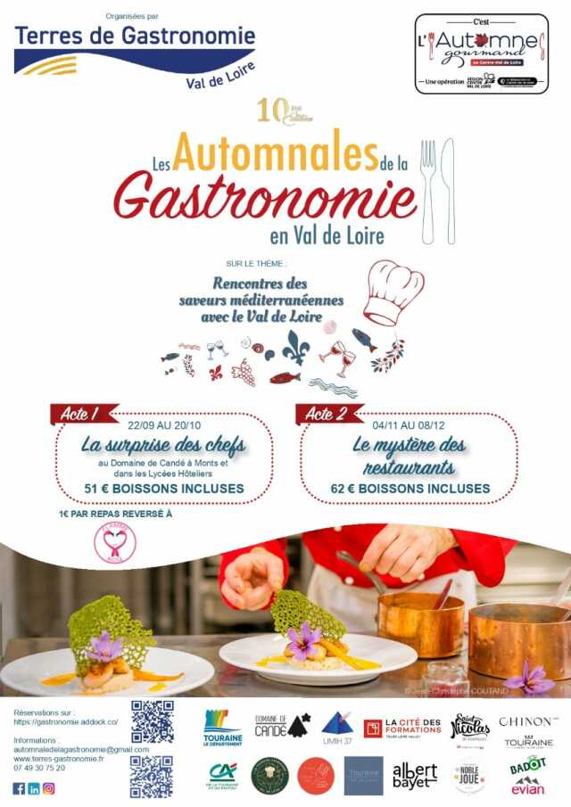 Les Automnales de la Gastronomie en Val de Loire : La Surprise des Chefs