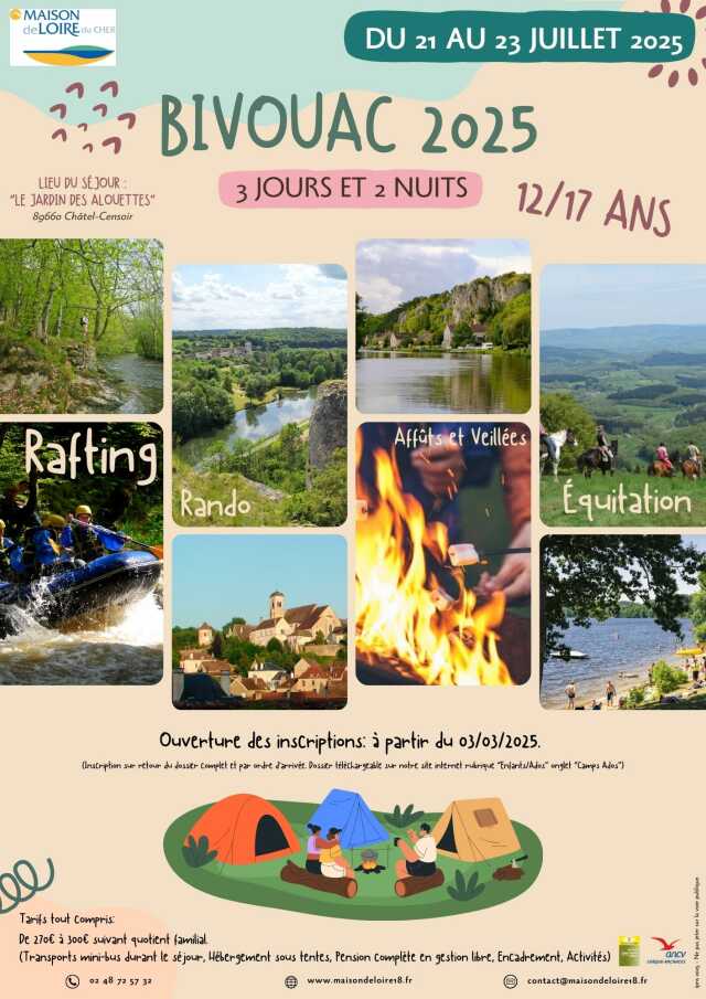 Camps nature pour ados