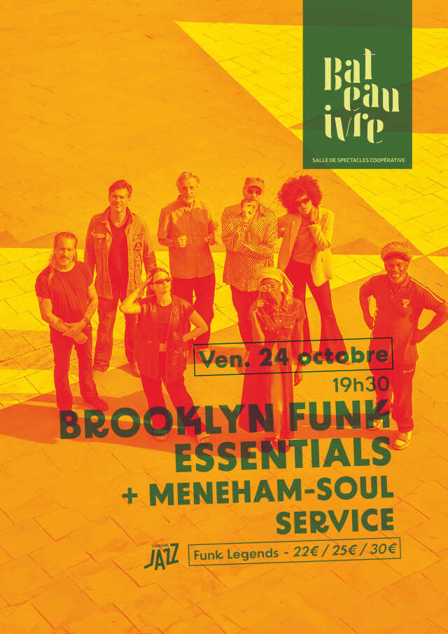 BROOKLYN FUNK ESSENTIALS + MENEHAM-SOUL SERVICE