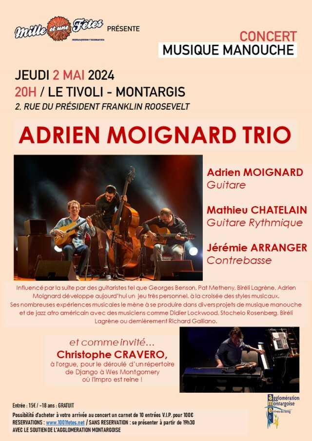 Concert : Adrien Moignard Trio