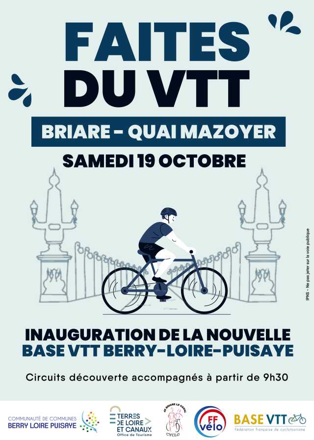 Faites du VTT : Inauguratiuon de la 1ère Base VTT-FFCT du Loiret