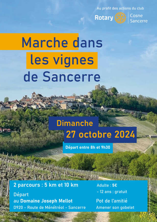 Marche dans les vignes de Sancerre