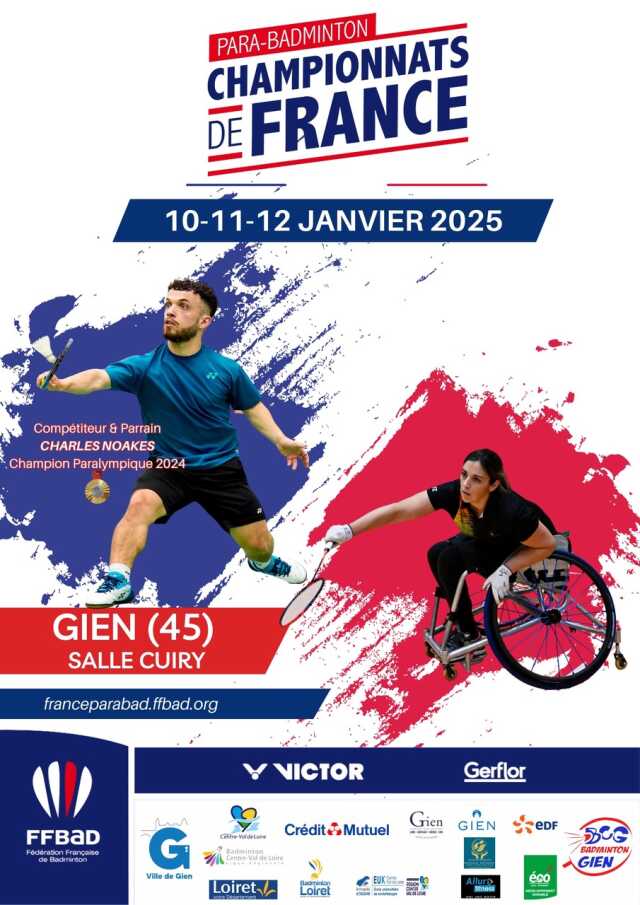 Championnat de France d'Handi Badminton club de Gien