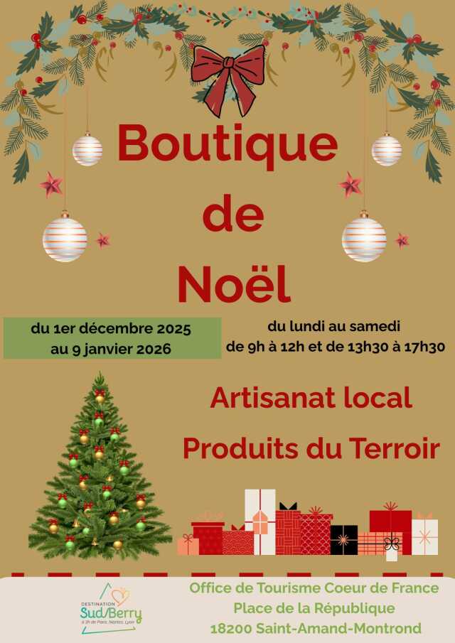 Boutique de Noël de l'Office de Tourisme
