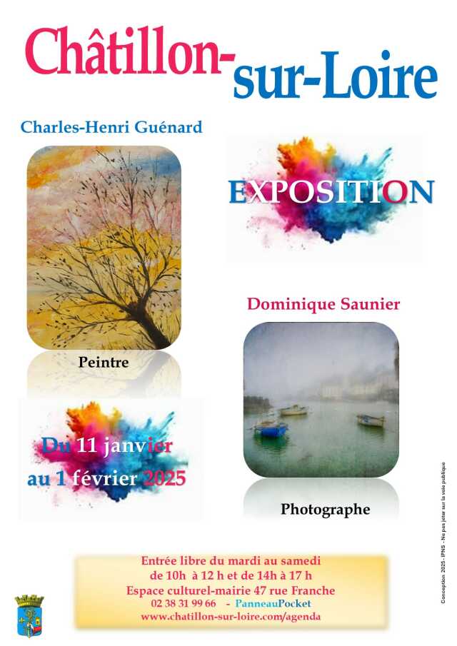 Exposition peintures et photographie de Charles-Henri Guénard et Dominique Saunier