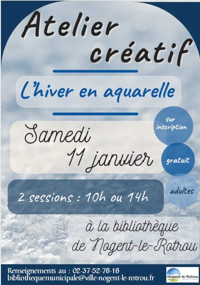 Atelier créatif I L'Hiver en Aquarelle