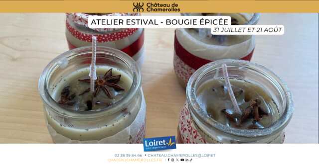 Les jeudis créatifs « bougie épicée »