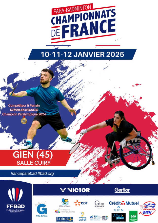 Championnat de France d'Handi Badminton club de Gien