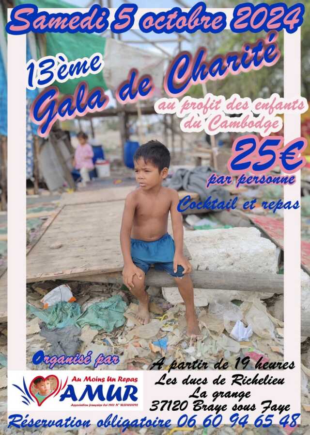 13ème Gala de Charité au profit des enfants du Cambodge